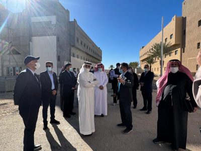 نائب محافظ المؤسسة للخدمات المساندة يلتقي منسوبي تقنية الطائف ويتفقد المشاريع