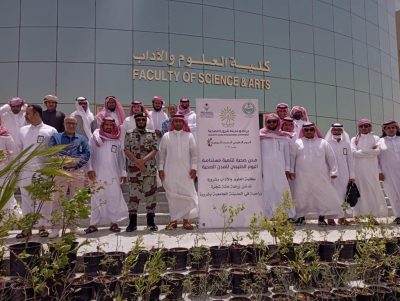 زرع 100شتله بالمدينة الجامعية بشرورة