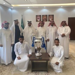 ‏محافظ البرك يستقبل أعضاء فريق دبسا الرياضي بمناسبة تحقيقهم بطولة بحرة التاسعة