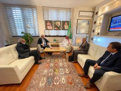 السفير البصيري يلتقي رئيس الكنفدرالية الجزائرية لأرباب العمل المواطنين