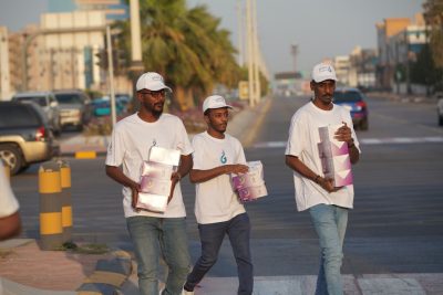 المركز الوطني للمسؤولية الاجتماعية يطلق حملة توزيع مليون وجبة افطار صائم للحد من حوادث الطرقات