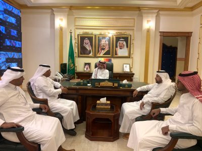 محافظ الليث يستقبل رئيس وأعضاء إدارة نادي الليث الرياضي
