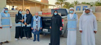 جمعية الإمارات للسرطان توزع المير الرمضاني في رأس الخيمة