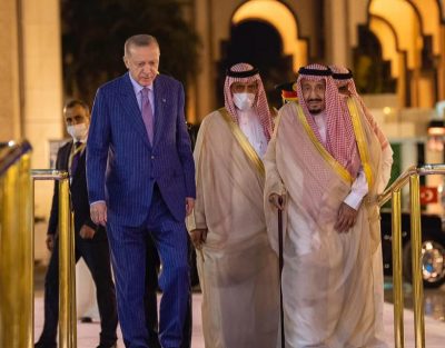 خادم الحرمين الشريفين يستقبل رئيس جمهورية تركيا.. ويُقيم مأدبة عشاء رسمية تكريمًا لفخامته..