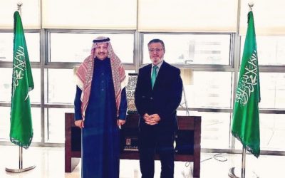 سفير المملكة لدى الأردن يلتقي مدير عام وكالة الأنباء الأردنية..