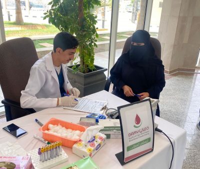 جمعية دمي تقيم حملة للتبرع بالدم بفرع وزارة الموارد بالقصيم