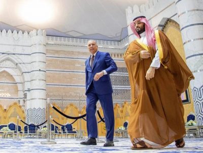 سمو ولي العهد يستقبل رئيس الوزراء العراقي لدى وصوله مطار الملك عبدالعزيز..