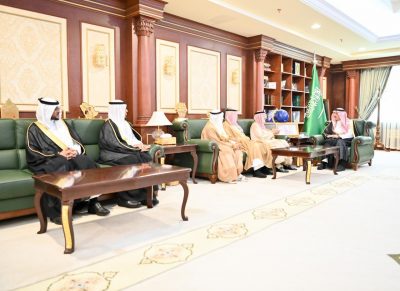 سمو ‏أمير منطقة جازان يستقبل معالي رئيس المجلس الفرعي التخصصي لجمعيات الأيتام..