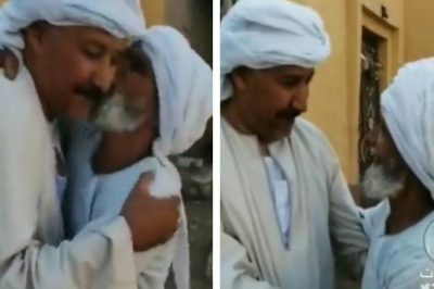 مواطن يزور عامل مزرعته المصري بعد فراق 40 عاماً..