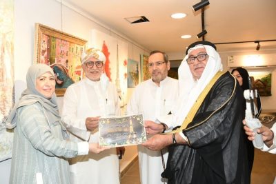 معرض اماكن في القلب يجذب المبدعين والمبدعات في جاليري لمسة فن جدة