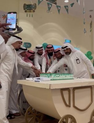 فريق أصداء الإعلامي التطوعي يشارك نزلاء مركز التأهيل الشامل بالقنفذة احتفالهم باليوم الوطني92