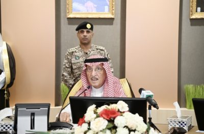سمو أمير جازان يرأس اجتماع اللجنة العليا للتوطين بالمنطقة