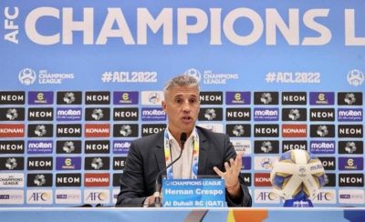 “مدرب الدحيل “كريسبو” يكشف أسباب الخسارة الثقيلة أمام الهلال