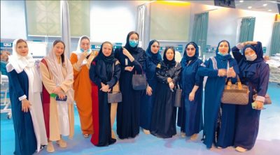 فريق نسائي يزور مرضى مركز هشام عطار لغسيل الكلى ضمن مبادرة: “اللهم أنت الشافي”…
