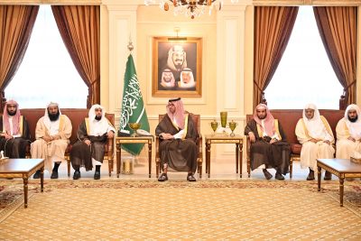 الأمير سعود بن جلوي يستقبل رؤساء المحاكم والقضاة بجدة