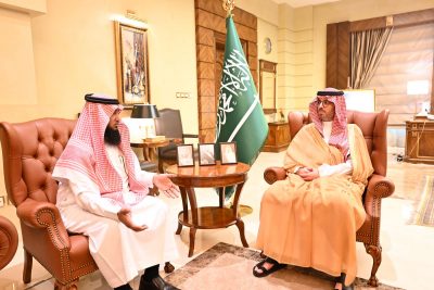محافظ جدة يستقبل مدير فرع صندوق التنمية الزراعية بمنطقة مكة المكرمة