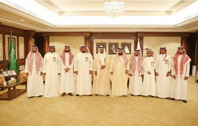 سمو نائب أمير منطقة جازان يستقبل الرئيس التنفيذي المكلف لمدينة جازان للصناعات الأساسية والتحويلية