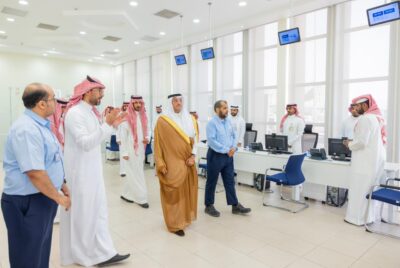 سمو محافظ الأحساء يتفقّد أعمال شركة المياه الوطنية