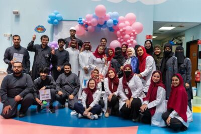 مهندسون اكاديمية الطاقة والمياه يحفزون الأطفال على محاربة السرطان في احتفالية “أنتم أبطالنا” بجدة