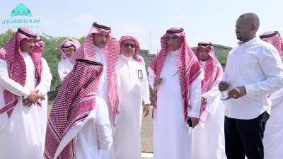 أمين منطقة جازان يزور بلدية محافظة ضمد ويتفقد المشروعات بالمحافظة..