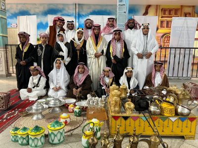 مدرسة الملك فيصل الابتدائية بينبع تحتفل بيوم التأسيس السعودي