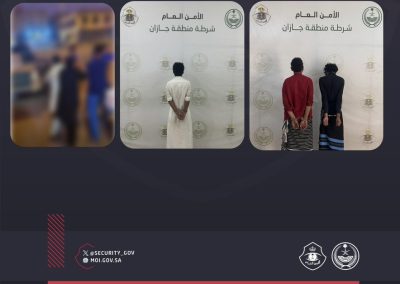 “فيديو “شرطة محافظة العيدابي بمنطقة جازان “تقبض على مقيمين لاعتدائهما على آخرين .