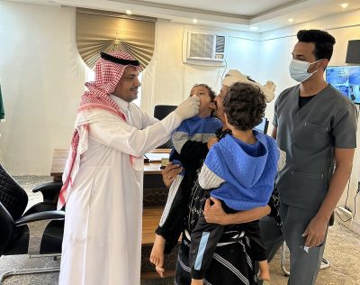 “الفيفي” يدشّن الحملة الوطنيّه ضد شلل الأطفال .