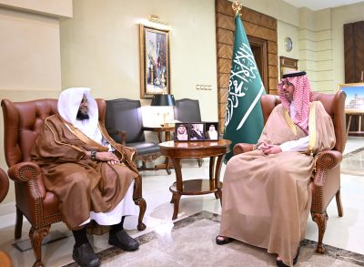 مُحافظ جدة يستقبل رئيس وأعضاء هيئة الأمر بالمعروف والنهي عن المنكر بجدة