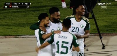 “فيديو “السعودية 1″طاجيكستان 1″في تصفيات كأس العالم