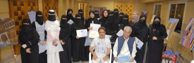 ورشة رسم “أثر ومكان” بأدبي جدة للفنان نهار مرزوق