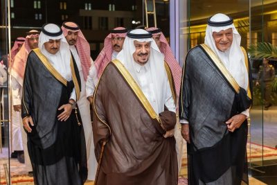 “نيابة عن خادم الحرمين “أمير منطقة الرياض يحضر حفل تسليم جائزة الملك فيصل العالمية.