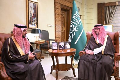 الأمير سعود بن جلوي يَستقْبِل مُديرا فَرْع الهيئة العامة للنقل بمنطقة مكة المكرمة