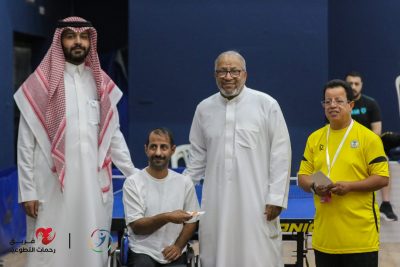 أولمبياد الأحساء الرياضي الأول يدمج ذوي الإعاقة في بطولة كرة الطاولة..