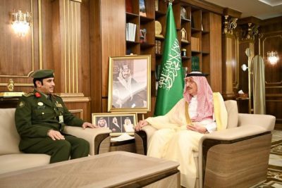 أمير جازان يستقبل مدير جوازات المنطقة المعيّن حديثًا..