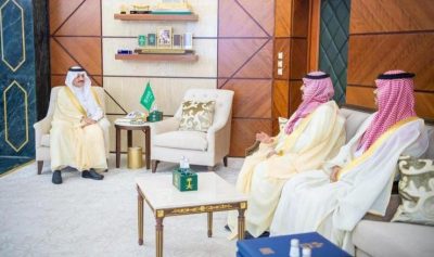 أمير المنطقة الشرقية يستقبل مدير القطاع الشرقي لهيئة المدن الصناعية ومناطق التقنية “مدن”..