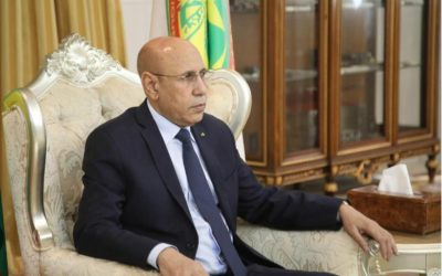 الرئيس الموريتاني يهنئ خادم الحرمين الشريفين وسمو ولي العهد بمناسبة اليوم الوطني الـ 94 للمملكة