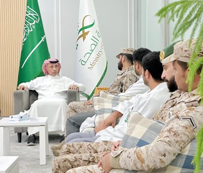 مدير عام فرع وزارة الصحة بجازان يستقبل مدير مستشفى القوات المسلحة بالمنطقة..