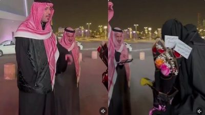 بالفيديو : الأمير عبدالإله بن عبدالرحمن يشتري الورد من بائعة في لفتة إنسانية..