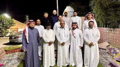 القاسم يستقبل زملائه في الإدارة العامه للإعلام والعلاقات والاتصال المؤسسي بإمارة منطقة جازان ..