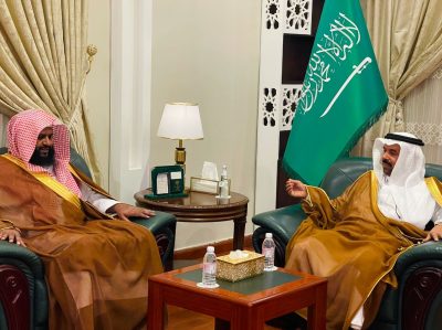 محافظ المهد يلتقي مديرعام فرع الرئاسة العامة لهيئة الأمر بالمعروف والنهي عن المنكر بمنطقة المدينة المنورة..