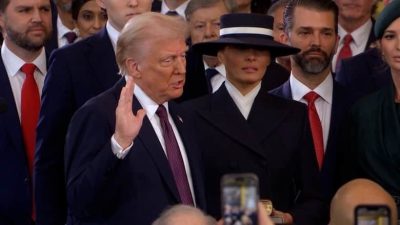 ترامب يؤدي القسم ويصبح الرئيس الـ47 للولايات المتحدة … رسمياً