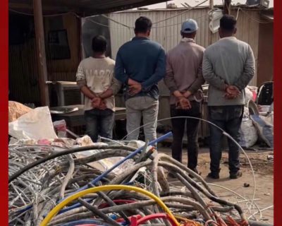 القبض على وافدين تورطوا بسرقة كيابل كهربائية من مدارس ومرافق بالرياض
