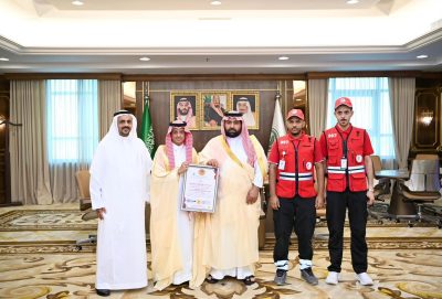 أمير منطقة جازان يستقبل مدير هيئة الهلال الأحمر بالمنطقة