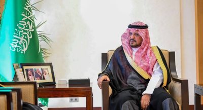 نائب أمير القصيم يستقبل رئيس مجموعة سلام البيطرية