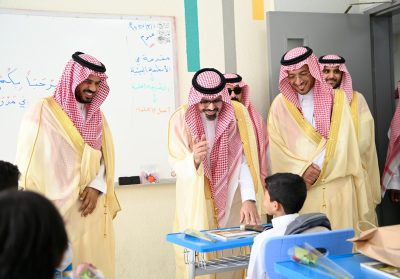 سمو نائب أمير منطقة جازان يزور عددا من المدارس بالمنطقة للوقوف على انطلاقة العام الدراسي الجديد..