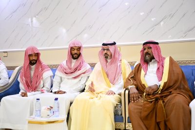 ‏سمو نائب أمير منطقة جازان يعزي أسرة “الأخرش” في وفاة والدهم شيخ شمل الجعافرة الشيخ أحمد الأخرش رحمه الله…