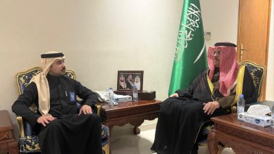 محافظ الجبيل «الداود» يستقبل مدير فرع غرفة الشرقية بالمحافظة
