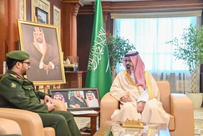 نائب أمير جازان يستقبل مدير جوازات المنطقة المكلف