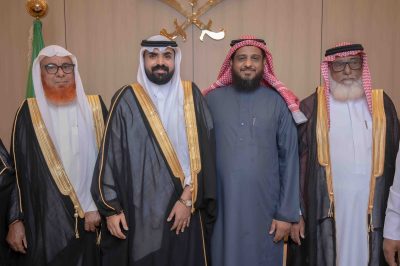 قاعة أمسيتي تزف المهندس “عبدالله المحنشي” إلى القفص الذهبي