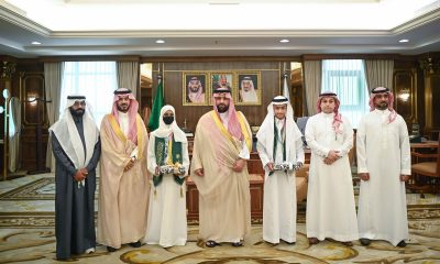 بالفيديو : سمو أمير جازان يكرّم الطالبة رسيل مسملي والطالب إبراهيم رفاعي من تعليم جازان..